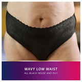 TENA Silhouette Normal Black Incontinence Pants Size Large 9 pack GOODS Superdrug