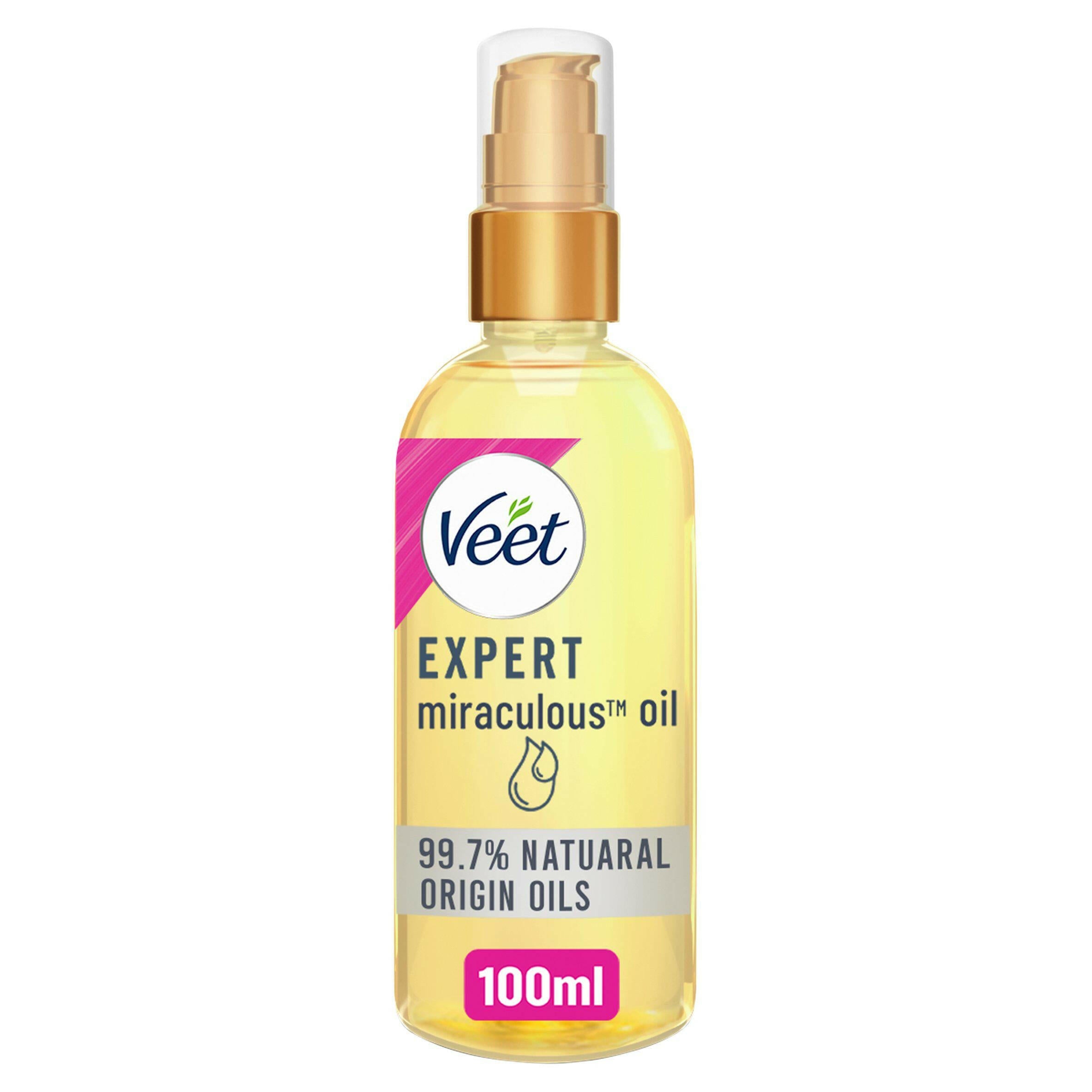 Veet Miraculous Oil 100ml Shaving foams gels & oils Sainsburys