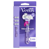 Venus Deluxe Smooth Swirl Razor - 3 Blades GOODS Superdrug