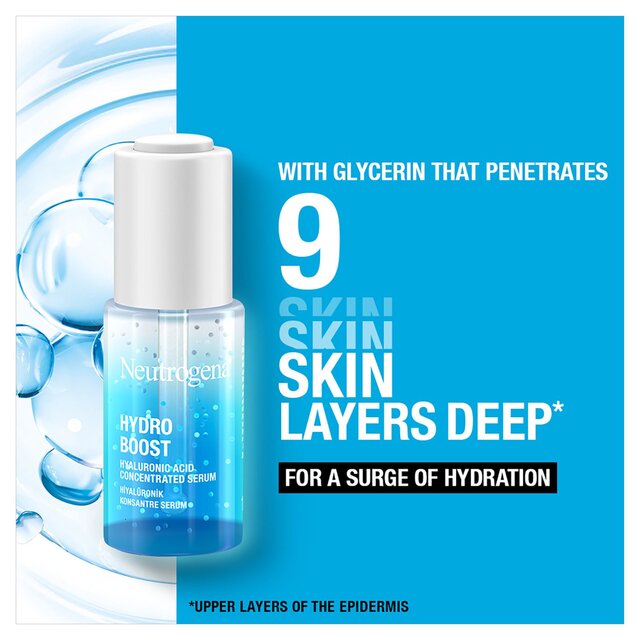 Neutrogena Hydro Boost Hyaluronic Acid Concentrated Serum 15ml - McGrocer