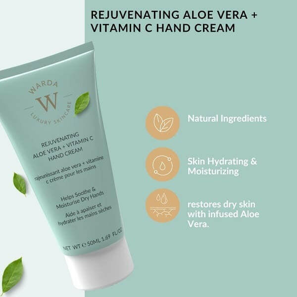 WARDA Rejuvenating Aloe Vera + Vit C Hand Cream 50ml GOODS Superdrug