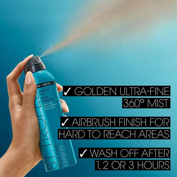 St.Tropez Self Tan Express Mist Fake Tan Spray 200ml GOODS Superdrug