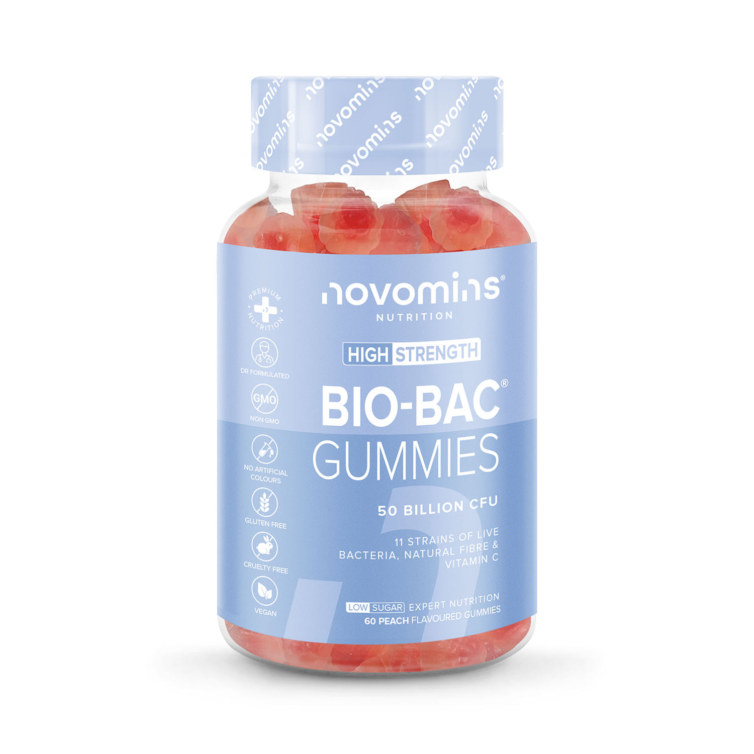 Novomins Bio-Bac 60 Gummies - 998853