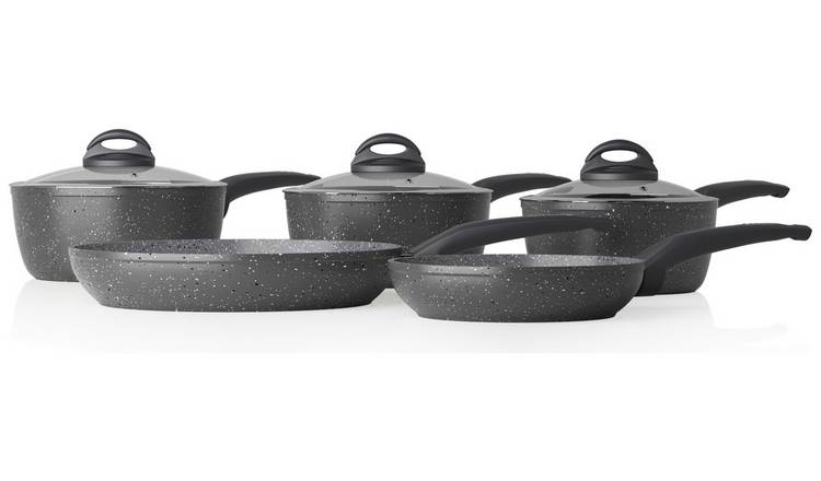 Tower Cerastone 5pc Pan Set GOODS Argos