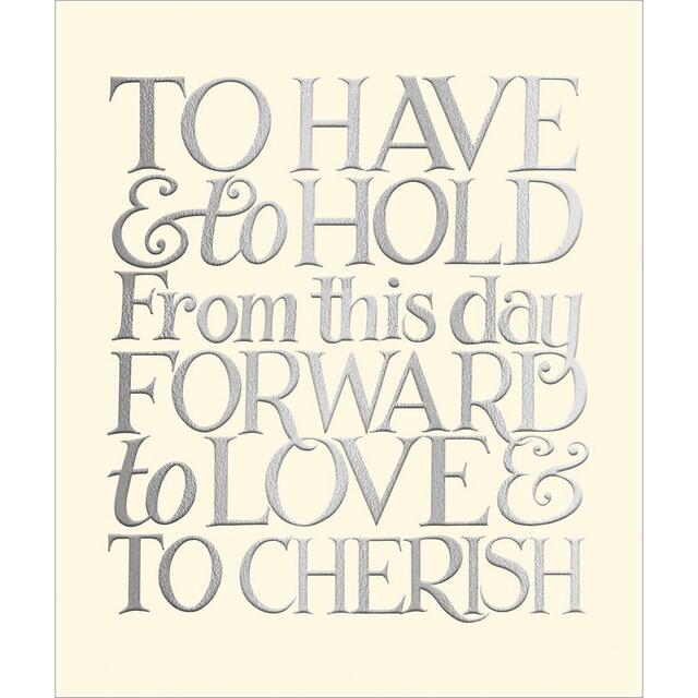 Emma Bridgewater Wedding Vows Card - McGrocer