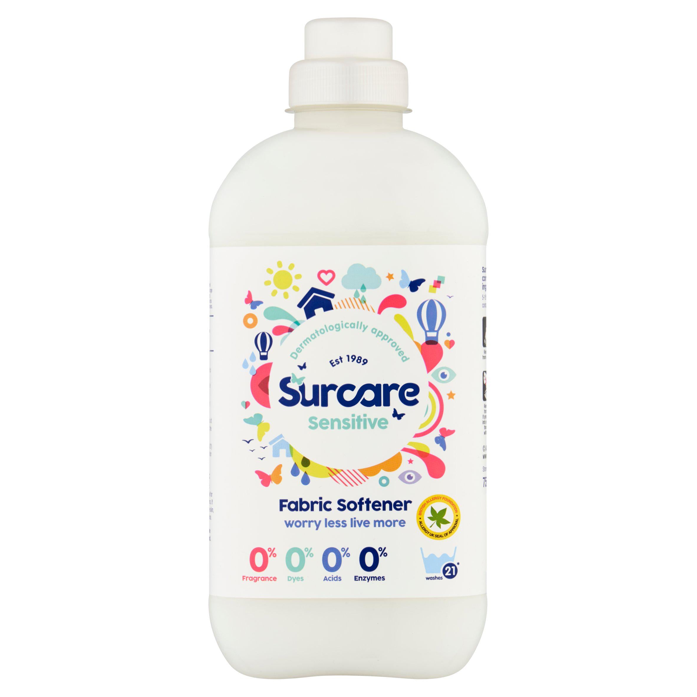 Surcare Sensitive Fabric Conditioner 750ml fabric conditioner Sainsburys