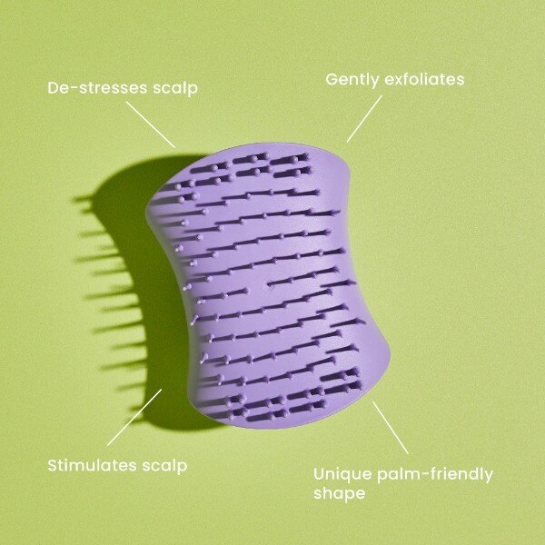 Tangle Teezer The Scalp Exfoliator & Massager, Lavender Lite GOODS Superdrug