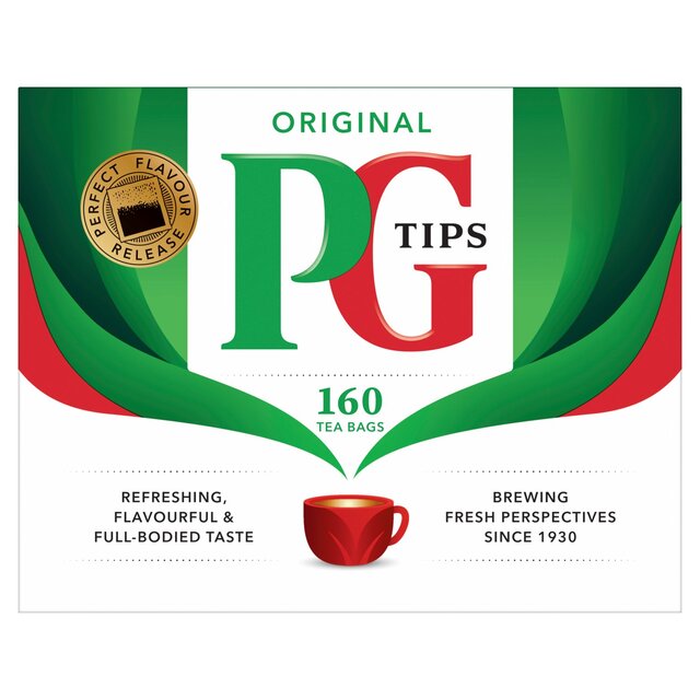 PG Tips Original Biodegradable Tea Bags 160 per pack - McGrocer