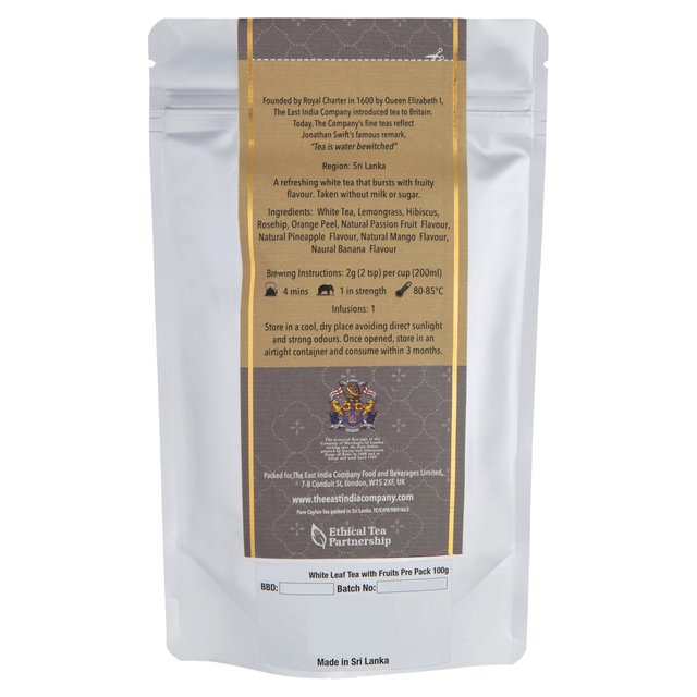 The East India Company Blend 68 Tropical Punch White Tea Pouch 100g GOODS M&S