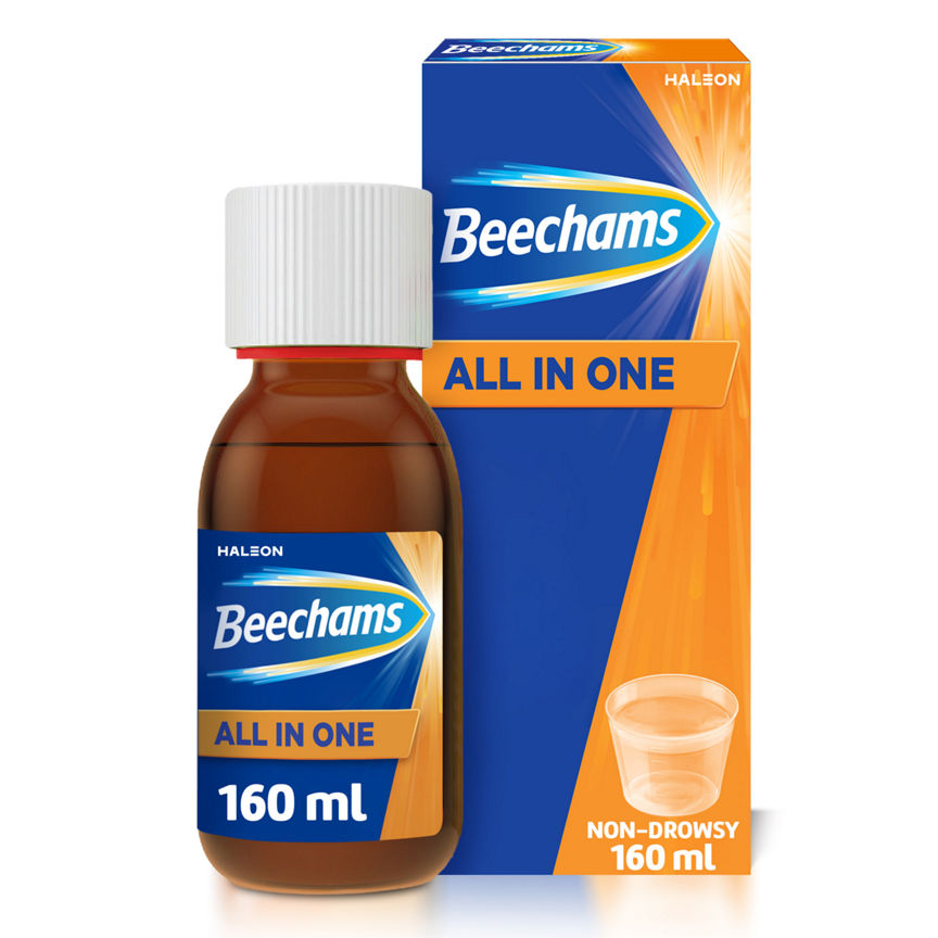 Beechams All In One Oral Solution 8 Doses 160ML - McGrocer