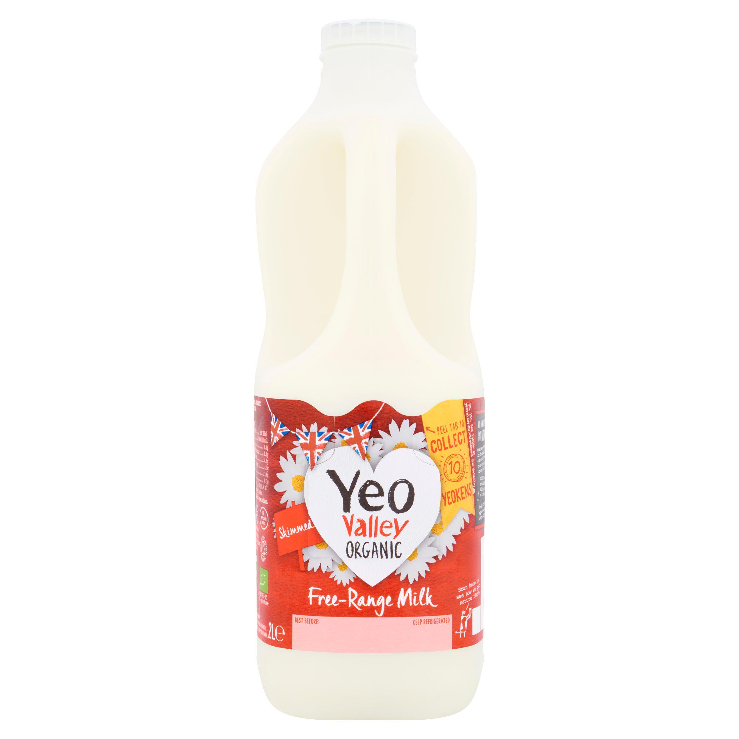 Yeo Valley Organic Skimmed Milk 2L GOODS Sainsburys