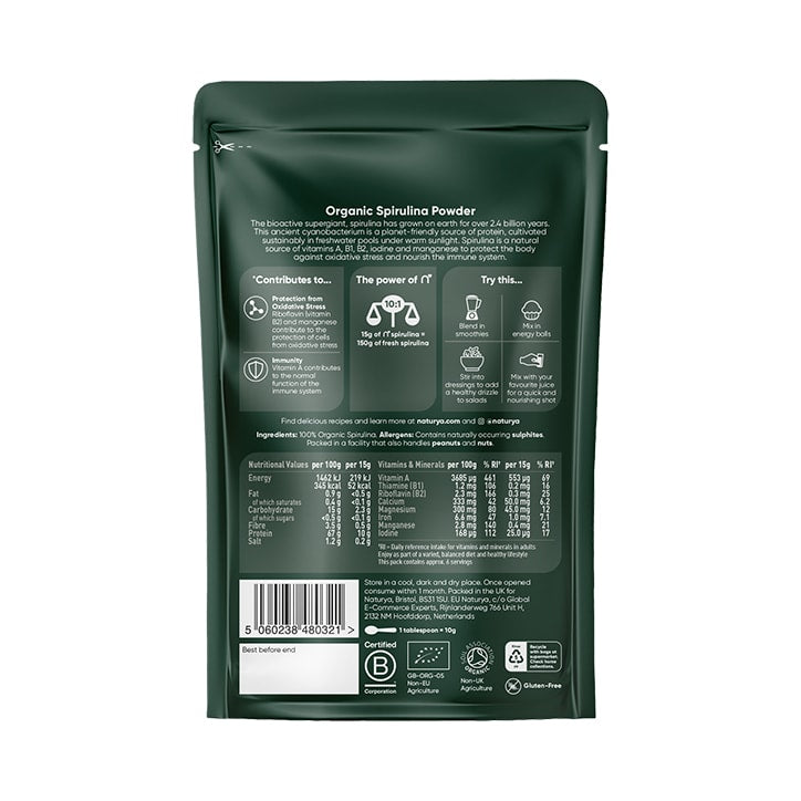 Naturya Organic Spirulina Powder 100g - 998834