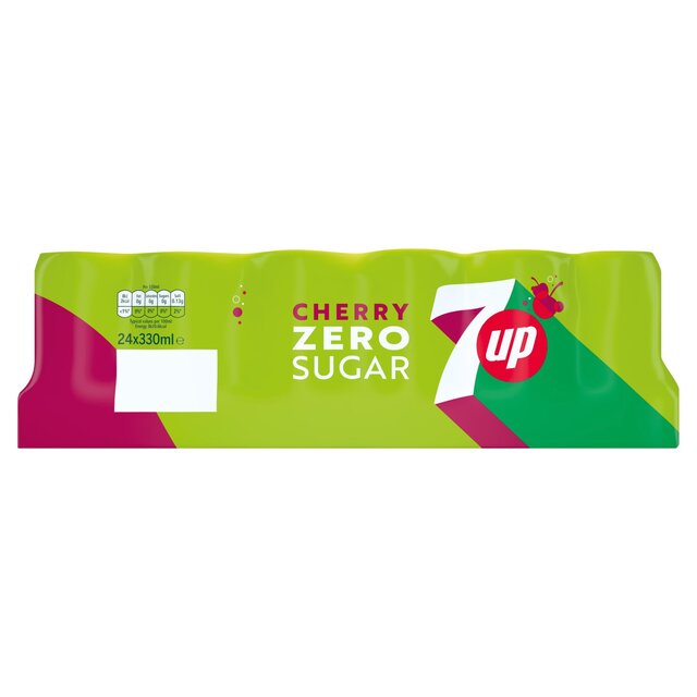 7UP Zero Cherry Lemon and Lime 24 x 330ml - McGrocer