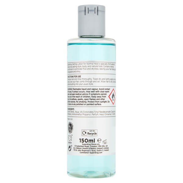 Superdrug Setting Lotion Normal 150ml GOODS Superdrug