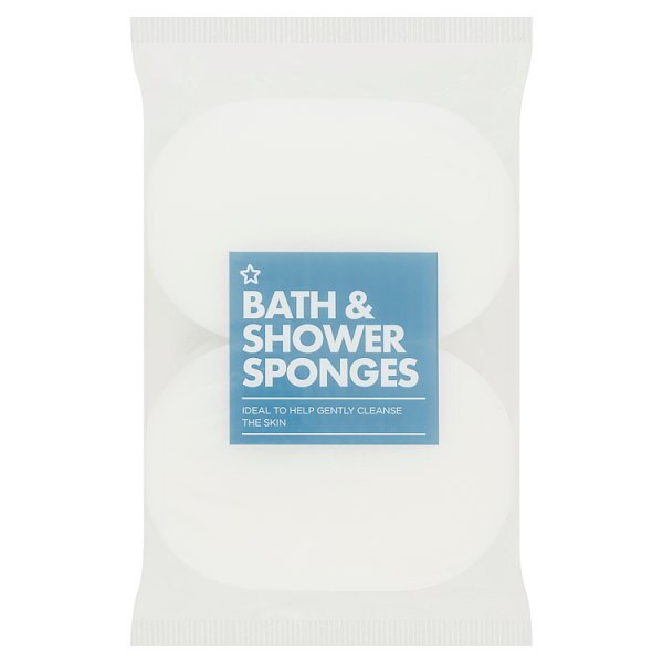 Superdrug Sponges Twin Pack GOODS Superdrug