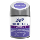 Boots Folic Acid + Vitamin D 60 Tablets (2 month supply) - McGrocer