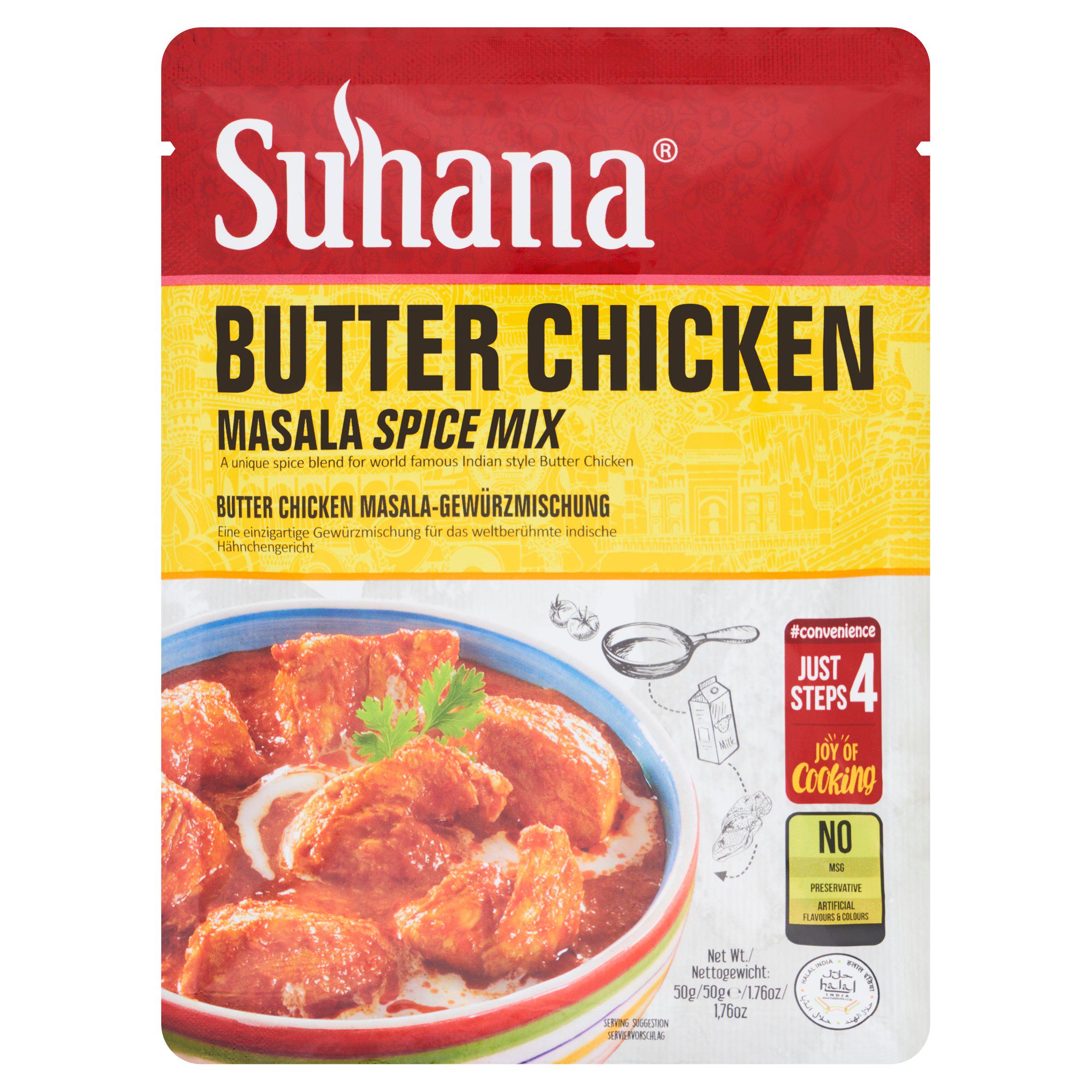 Suhana Butter Chicken Masala Spice Mix 50g GOODS Sainsburys
