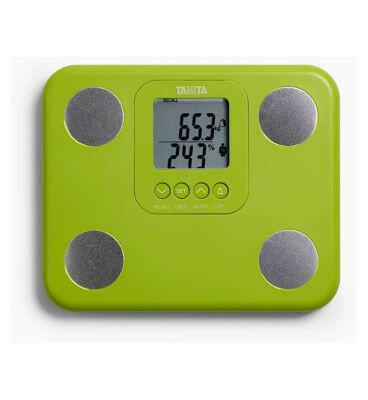 Tanita Compact Lightweight Body Analysis Scale Green GOODS Boots