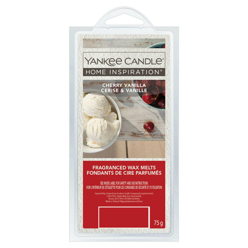 Yankee Candle Home Inspiration Cherry Vanilla Wax Melts General Household ASDA