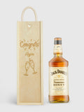 Personalised Congratulations Gift Box with Jack Daniel's by Gifted Drinks