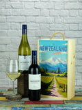 Le Bon Vin New Zealand Mission Wines 2 Bottle Wooden Gift Box