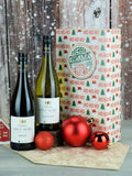 LeBonVin Merry Christmas French Wine Twin Boxed Gift