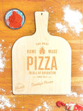 Personalised Wooden Pizza Peel/Paddle by Oakdene