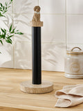 Natural Labradoodle Kitchen Roll Holder