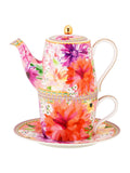 Maxwell & Williams Pink Teas and C's Dhalia Daze Teapot for One