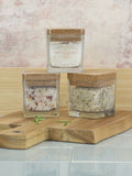 Kimm & Miller Luxury Flavoured Coarse Salt & Sea Salt Pots Trio