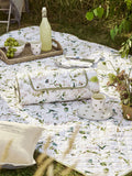 Sophie Allport Off White Wild Floral Picnic Blanket