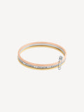 COACH Gold Tone Signature Safety Pin Bangle