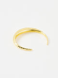 Oliver Bonas Gold Tone Hallie Hammered Bangle