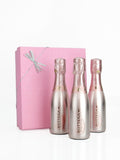 Le Bon Vin Bottega Rose Gold Mini Sparkling Trio Boxed Gift