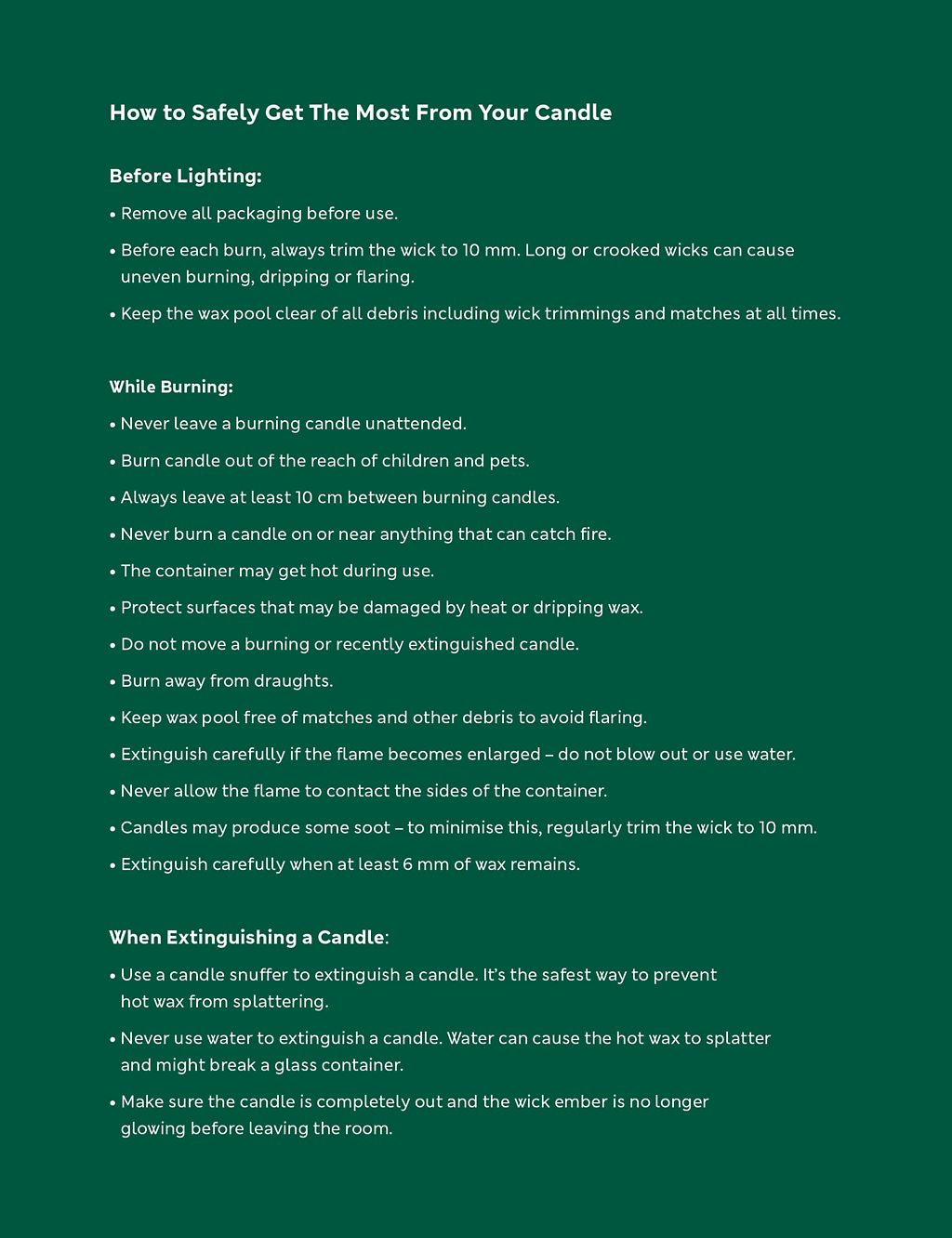 Warmth Refillable Candle GOODS M&S