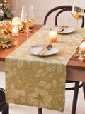 Paoletti Gold Stag Large Christmas Table Runner