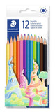 Staedtler Pastel Colouring Pencils 12pk GOODS ASDA