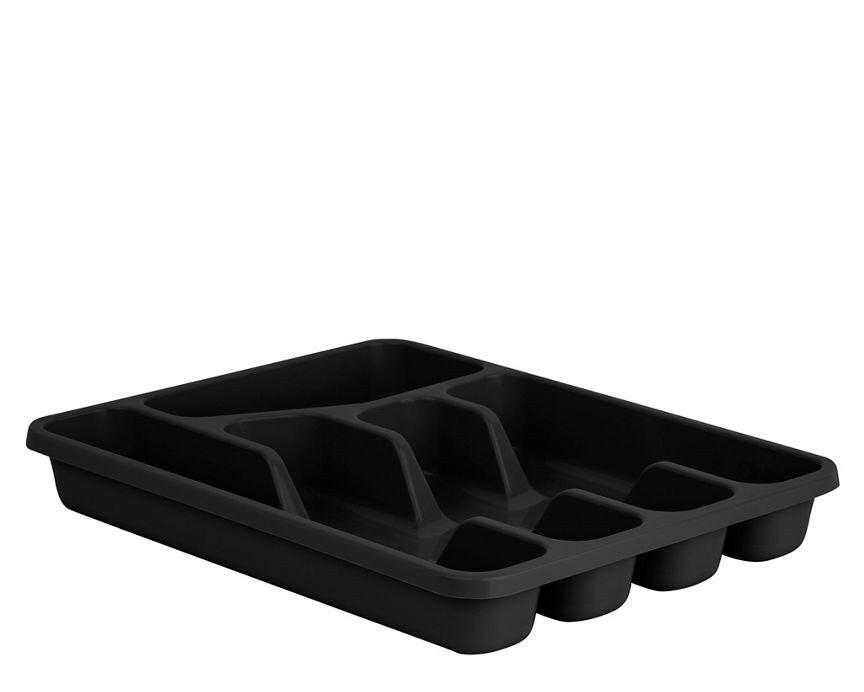 Wham Small Black Cutlery Tray GOODS ASDA