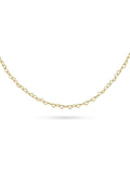 Beaverbrooks Yellow Gold Plated Heart Chain Bracelet