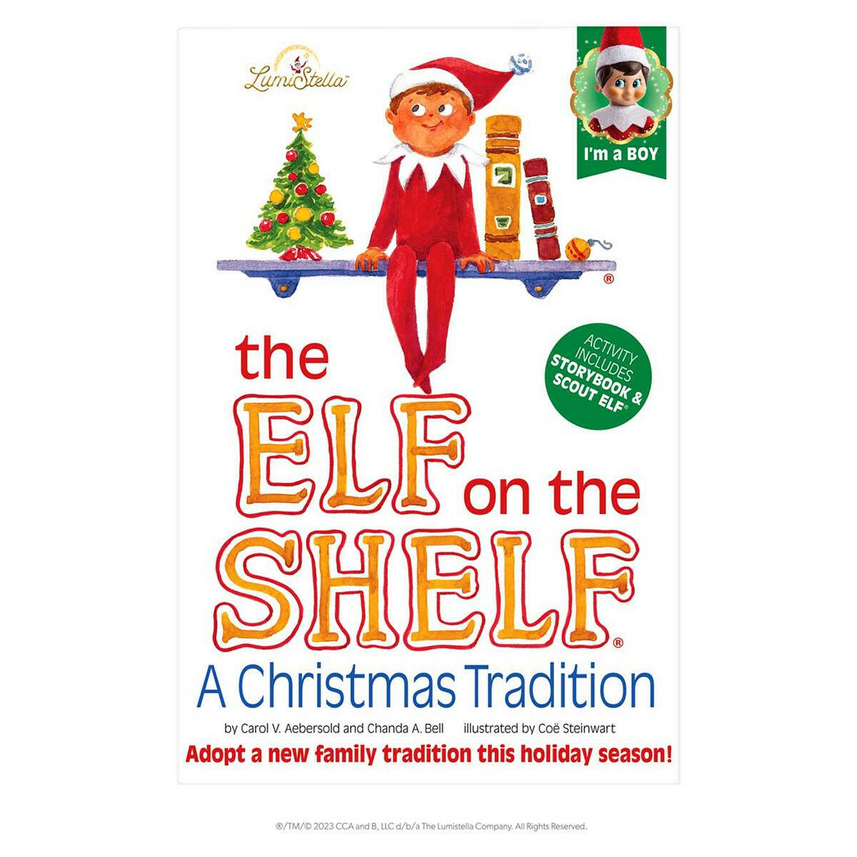 The Elf on the Shelf Christmas Tradition - Boy w/ Blue Eyes GOODS Boots