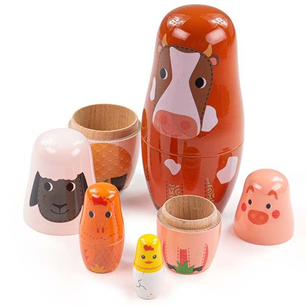 Tidlo Farm Animal Russian Dolls GOODS Superdrug