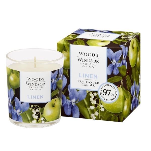 Woods Of Windsor Linen Candle 150g GOODS Superdrug