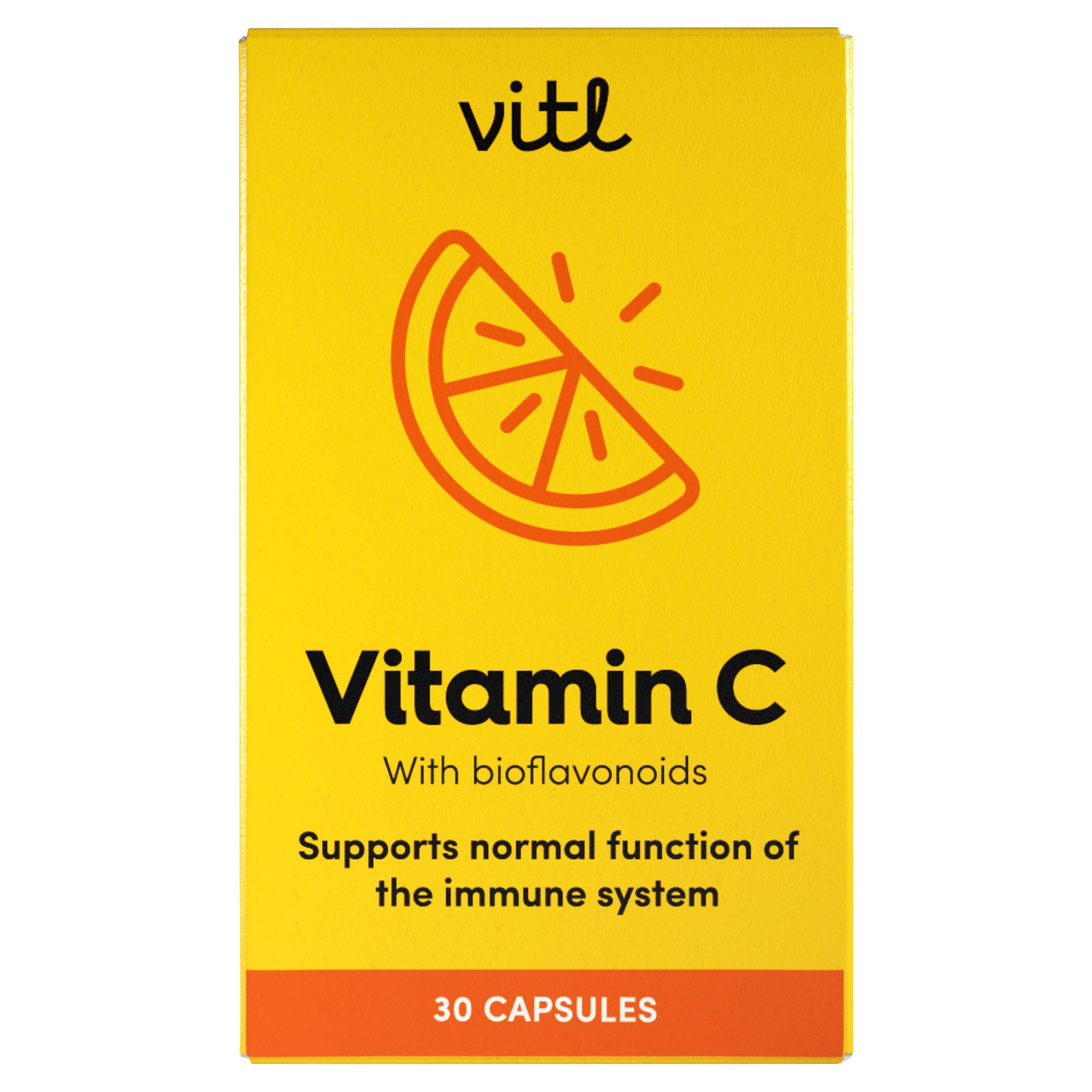 Vitl Vitamin C Capsules x60 GOODS Sainsburys