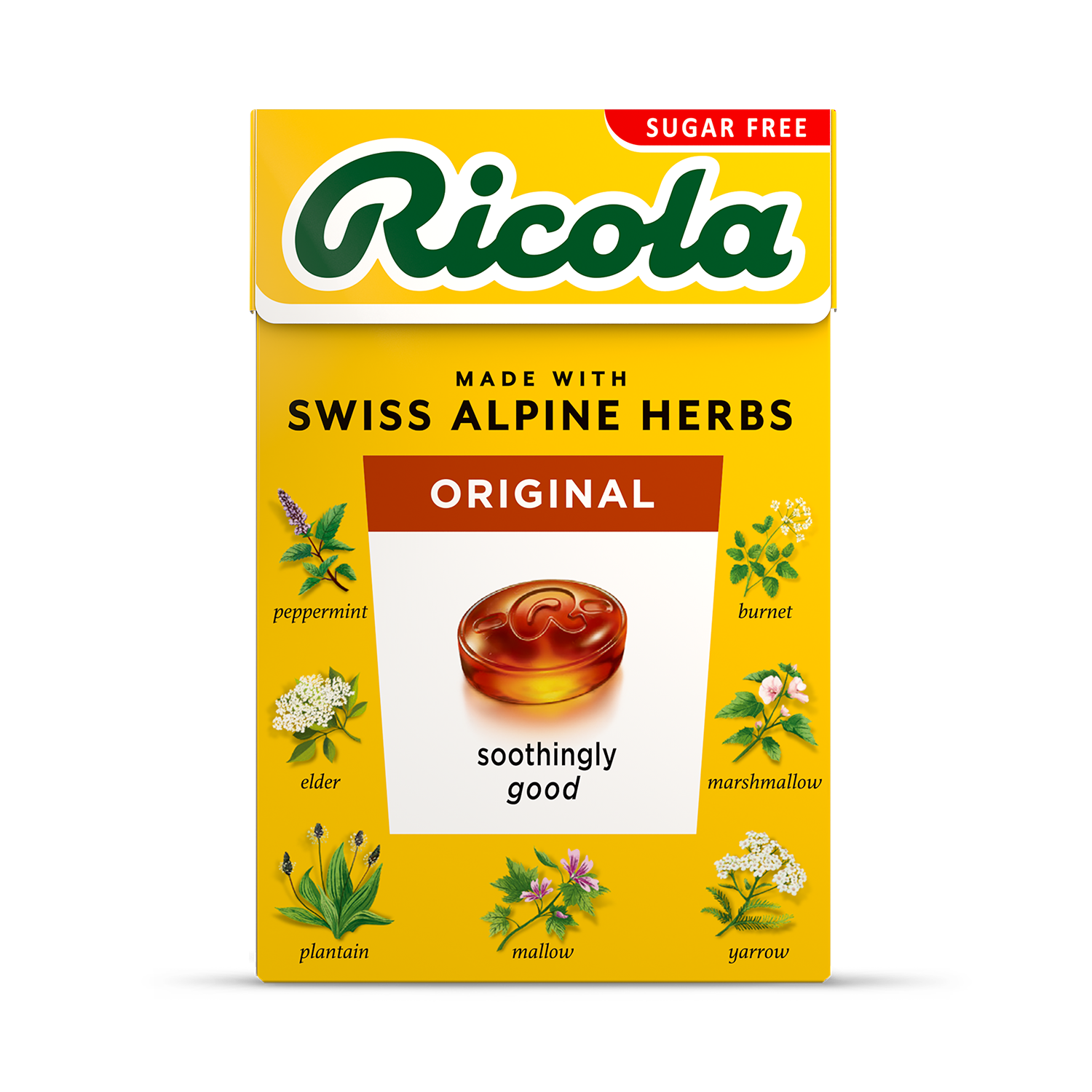 Ricola Lemon Mint Herbal Sweets Box 45g - 998786