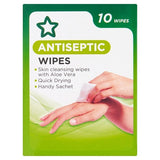 Superdrug Antiseptic 10 Wipes GOODS Superdrug