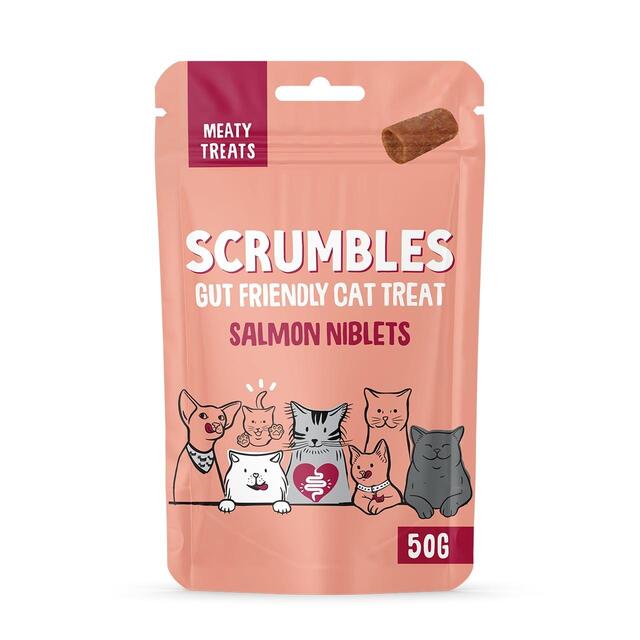 Scrumbles Salmon Niblets Cat Treat 50g - McGrocer