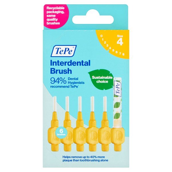 TePe Interdental Brush 0.7mm ISO Size 4 GOODS Superdrug