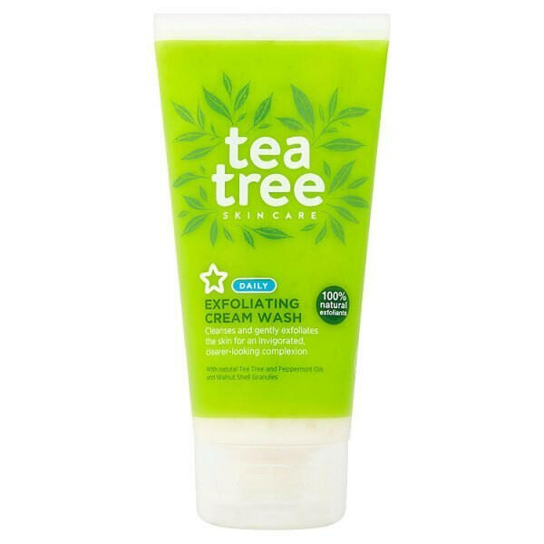Superdrug Tea Tree Exfoliating Cream Wash 150ml GOODS Superdrug
