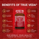 True Veda | Organic Pomegranate 15:1 Extract| Vegan 60 Caps GOODS Superdrug