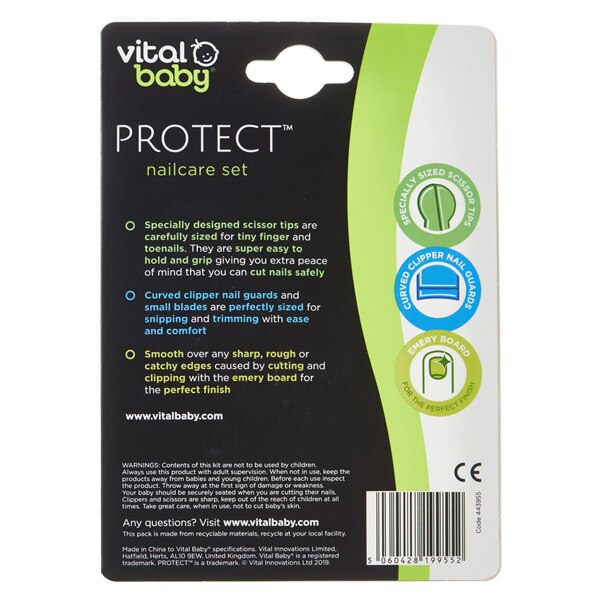 Vital Baby Protect Nailcare Set 3 Piece GOODS Superdrug